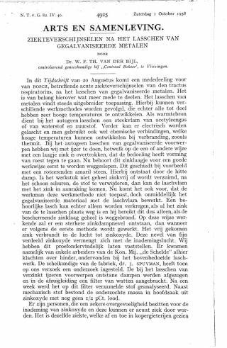 Eerste pagina van het artikel zoals het is gepubliceerd in het tijdschrift