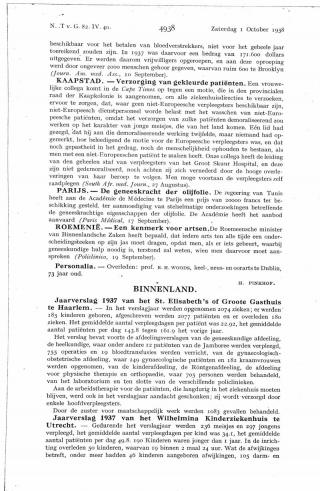 Eerste pagina van het artikel zoals het is gepubliceerd in het tijdschrift