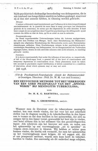 Eerste pagina van het artikel zoals het is gepubliceerd in het tijdschrift