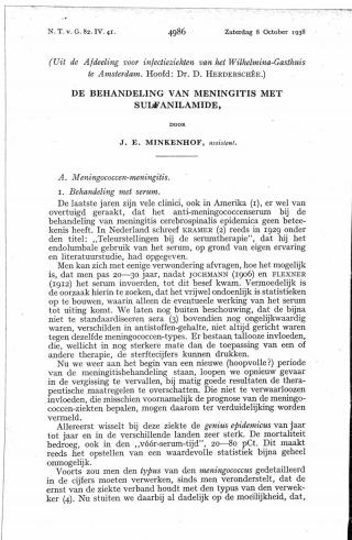 Eerste pagina van het artikel zoals het is gepubliceerd in het tijdschrift