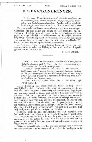 Eerste pagina van het artikel zoals het is gepubliceerd in het tijdschrift