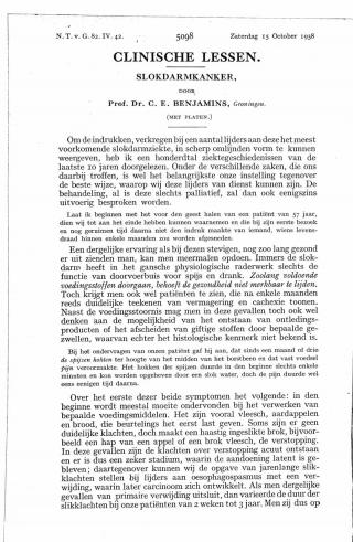 Eerste pagina van het artikel zoals het is gepubliceerd in het tijdschrift