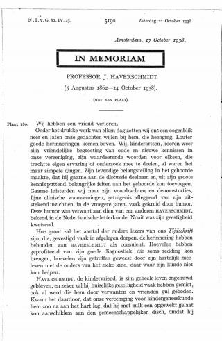 Eerste pagina van het artikel zoals het is gepubliceerd in het tijdschrift