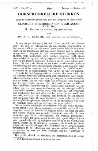 Eerste pagina van het artikel zoals het is gepubliceerd in het tijdschrift