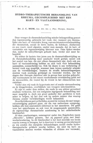Eerste pagina van het artikel zoals het is gepubliceerd in het tijdschrift