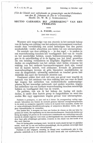 Eerste pagina van het artikel zoals het is gepubliceerd in het tijdschrift