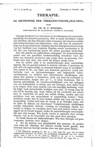 Eerste pagina van het artikel zoals het is gepubliceerd in het tijdschrift