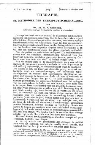 Eerste pagina van het artikel zoals het is gepubliceerd in het tijdschrift