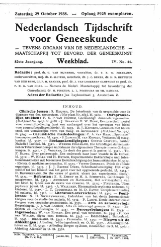 Eerste pagina van het artikel zoals het is gepubliceerd in het tijdschrift