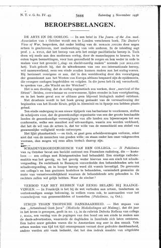 Eerste pagina van het artikel zoals het is gepubliceerd in het tijdschrift