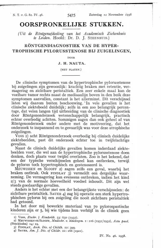 Eerste pagina van het artikel zoals het is gepubliceerd in het tijdschrift
