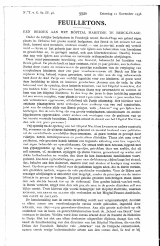 Eerste pagina van het artikel zoals het is gepubliceerd in het tijdschrift
