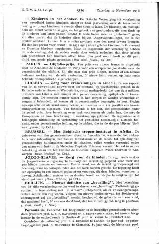 Eerste pagina van het artikel zoals het is gepubliceerd in het tijdschrift