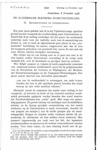 Eerste pagina van het artikel zoals het is gepubliceerd in het tijdschrift