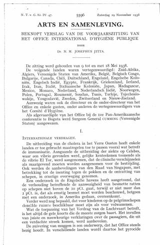 Eerste pagina van het artikel zoals het is gepubliceerd in het tijdschrift