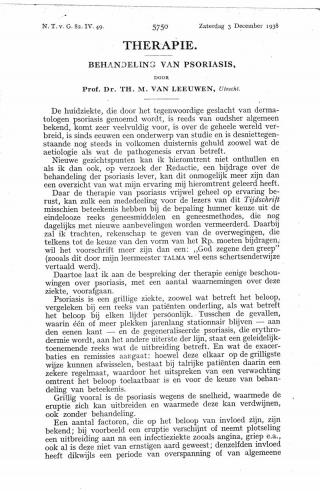 Eerste pagina van het artikel zoals het is gepubliceerd in het tijdschrift