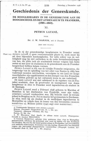 Eerste pagina van het artikel zoals het is gepubliceerd in het tijdschrift