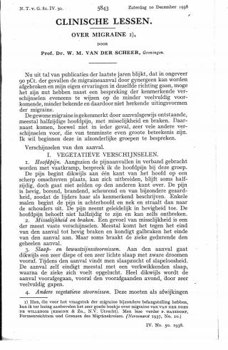 Eerste pagina van het artikel zoals het is gepubliceerd in het tijdschrift