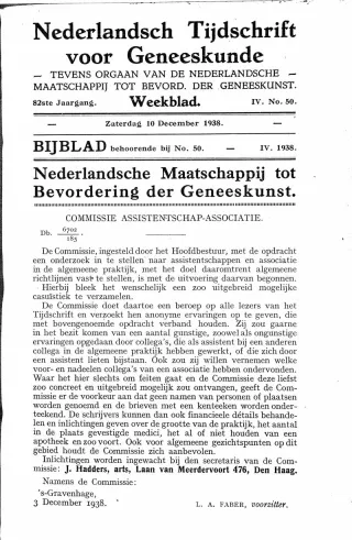 Eerste pagina van het artikel zoals het is gepubliceerd in het tijdschrift