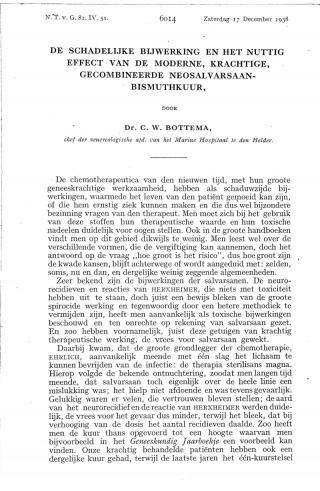 Eerste pagina van het artikel zoals het is gepubliceerd in het tijdschrift