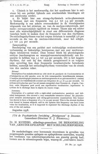 Eerste pagina van het artikel zoals het is gepubliceerd in het tijdschrift