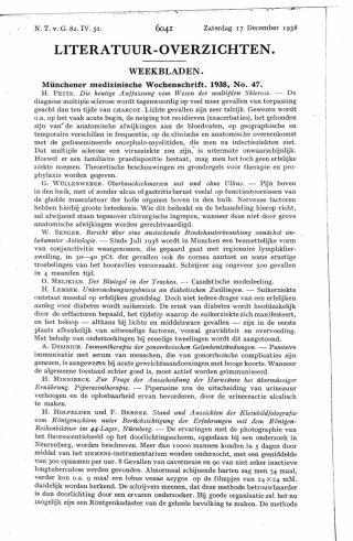 Eerste pagina van het artikel zoals het is gepubliceerd in het tijdschrift