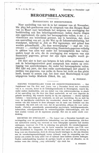Eerste pagina van het artikel zoals het is gepubliceerd in het tijdschrift