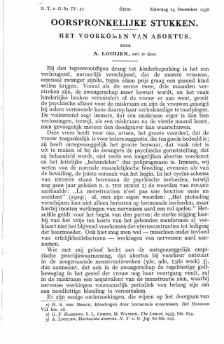 Eerste pagina van het artikel zoals het is gepubliceerd in het tijdschrift