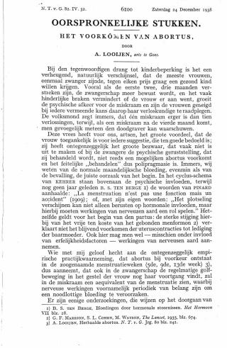 Eerste pagina van het artikel zoals het is gepubliceerd in het tijdschrift