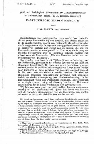 Eerste pagina van het artikel zoals het is gepubliceerd in het tijdschrift