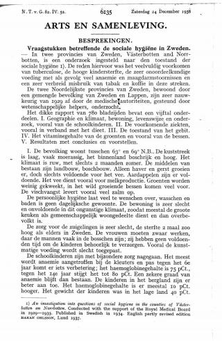 Eerste pagina van het artikel zoals het is gepubliceerd in het tijdschrift