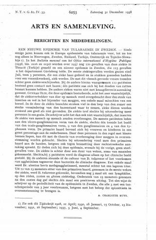 Eerste pagina van het artikel zoals het is gepubliceerd in het tijdschrift