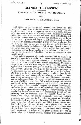 Eerste pagina van het artikel zoals het is gepubliceerd in het tijdschrift