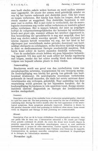 Eerste pagina van het artikel zoals het is gepubliceerd in het tijdschrift