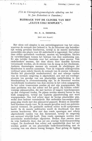 Eerste pagina van het artikel zoals het is gepubliceerd in het tijdschrift