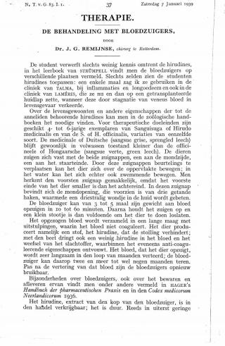 Eerste pagina van het artikel zoals het is gepubliceerd in het tijdschrift