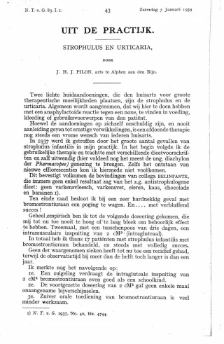 Eerste pagina van het artikel zoals het is gepubliceerd in het tijdschrift