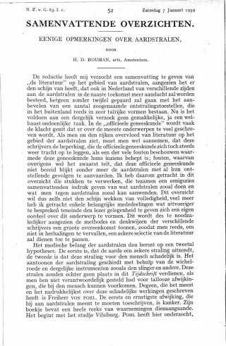 Eerste pagina van het artikel zoals het is gepubliceerd in het tijdschrift