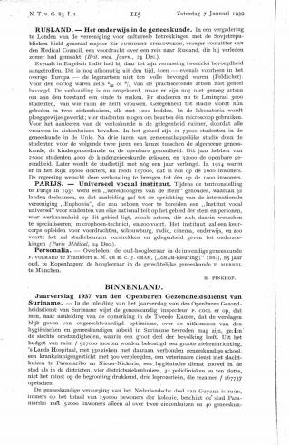 Eerste pagina van het artikel zoals het is gepubliceerd in het tijdschrift