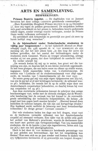 Eerste pagina van het artikel zoals het is gepubliceerd in het tijdschrift