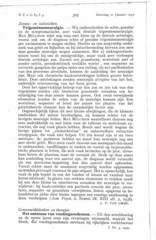 Eerste pagina van het artikel zoals het is gepubliceerd in het tijdschrift