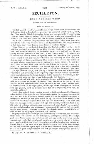 Eerste pagina van het artikel zoals het is gepubliceerd in het tijdschrift