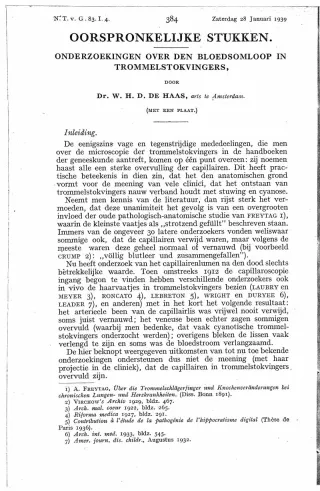 Eerste pagina van het artikel zoals het is gepubliceerd in het tijdschrift