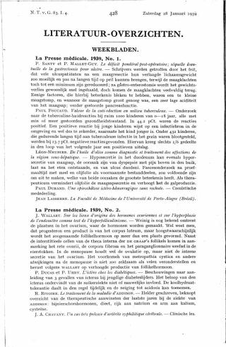 Eerste pagina van het artikel zoals het is gepubliceerd in het tijdschrift