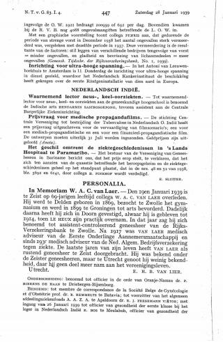 Eerste pagina van het artikel zoals het is gepubliceerd in het tijdschrift