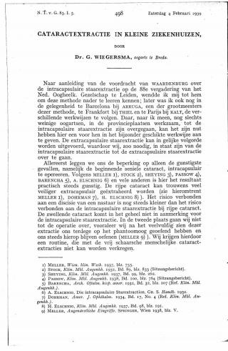 Eerste pagina van het artikel zoals het is gepubliceerd in het tijdschrift