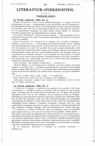 Eerste pagina van het artikel zoals het is gepubliceerd in het tijdschrift