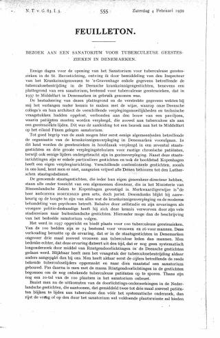 Eerste pagina van het artikel zoals het is gepubliceerd in het tijdschrift