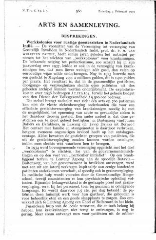 Eerste pagina van het artikel zoals het is gepubliceerd in het tijdschrift