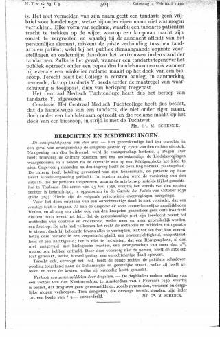 Eerste pagina van het artikel zoals het is gepubliceerd in het tijdschrift